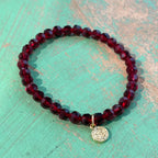 Red Crystal St Benedict Bracelet