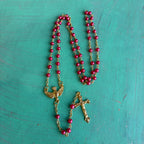 Confirmation Rosary in Gold Case