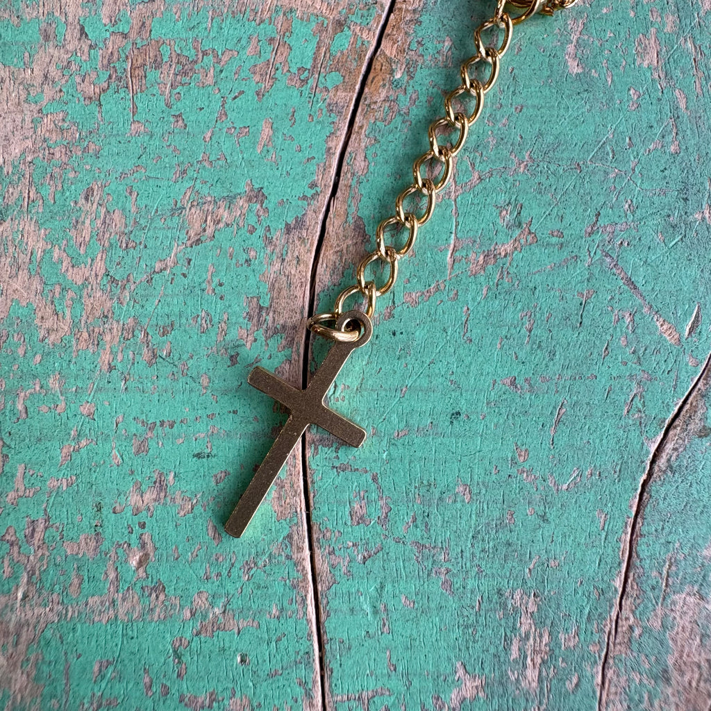 Stainless Steel Two Decade Rosary Bracelet