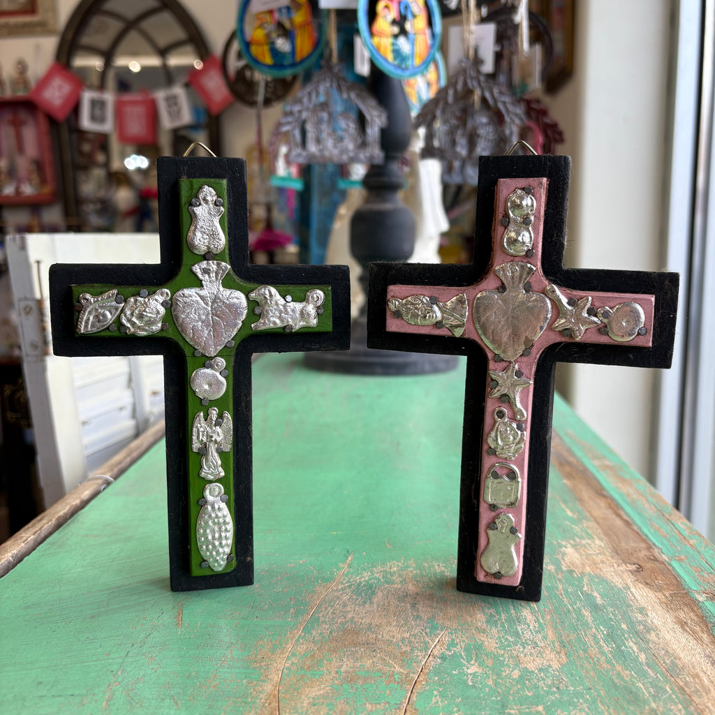 Double Milagros Thin Cross
