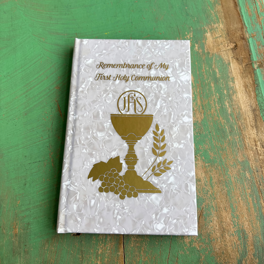 Remembrance of My First Holy Communion Keepsake Book