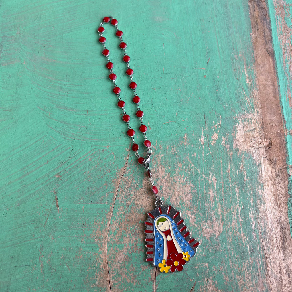 Red Virgencita Blessing