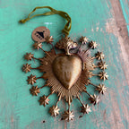 Flaming Stars 6" Sacred Heart Box