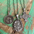 Long Paperclip Faith Necklace
