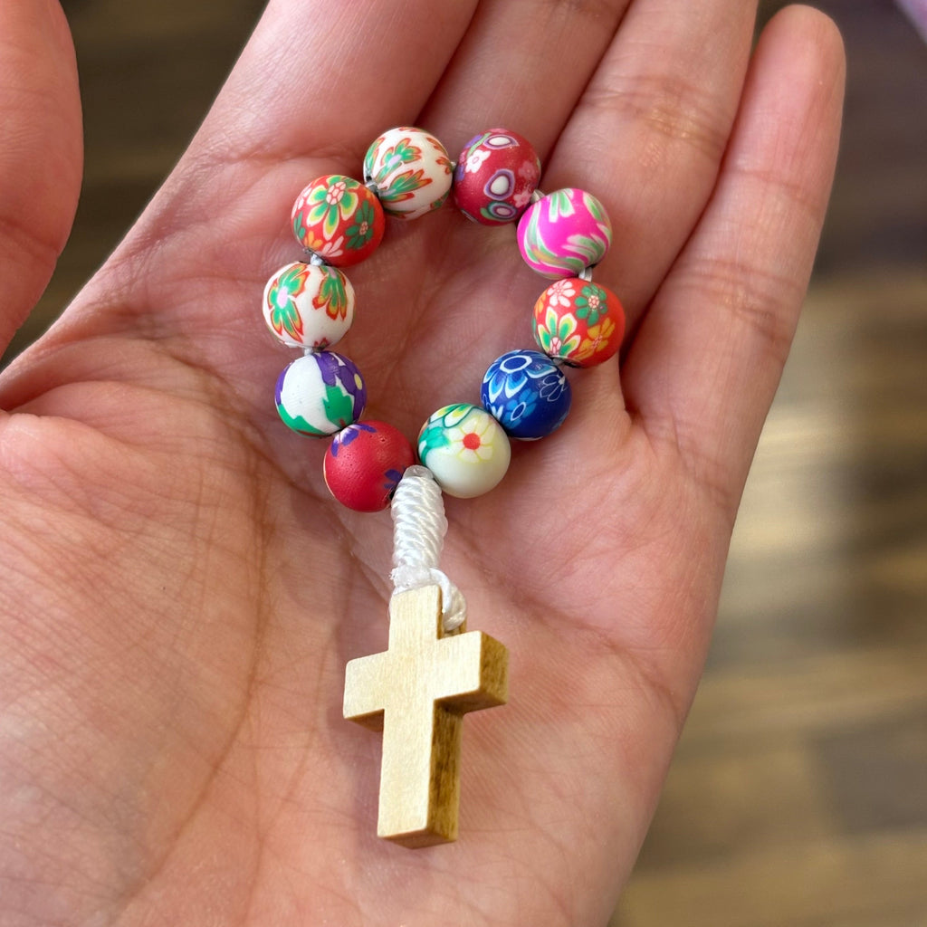 Mini Polymer Clay Decade Rosary