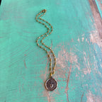 Double Sided Sacred Heart Necklace
