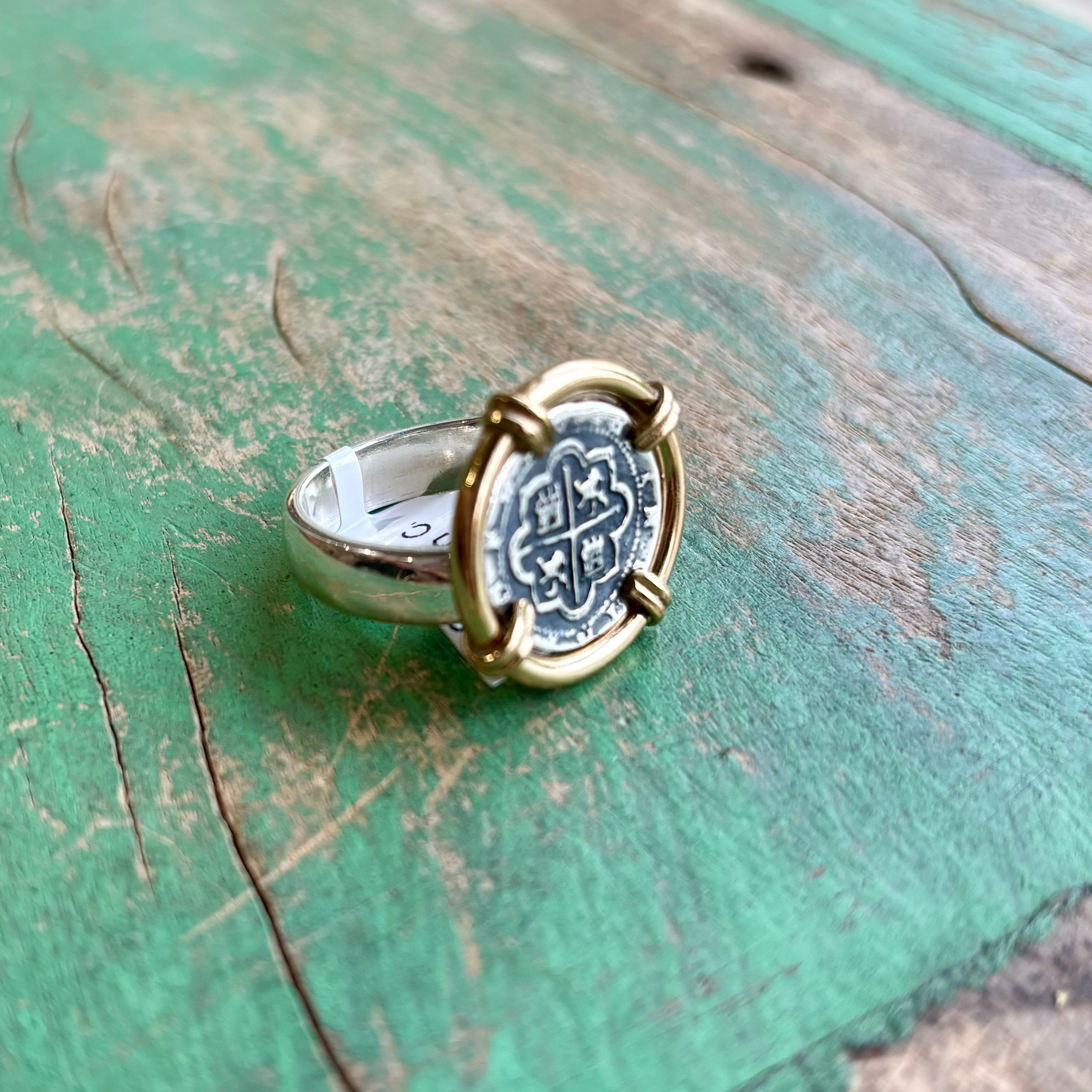 Two Tone Replica Treasure Coin Jewelry