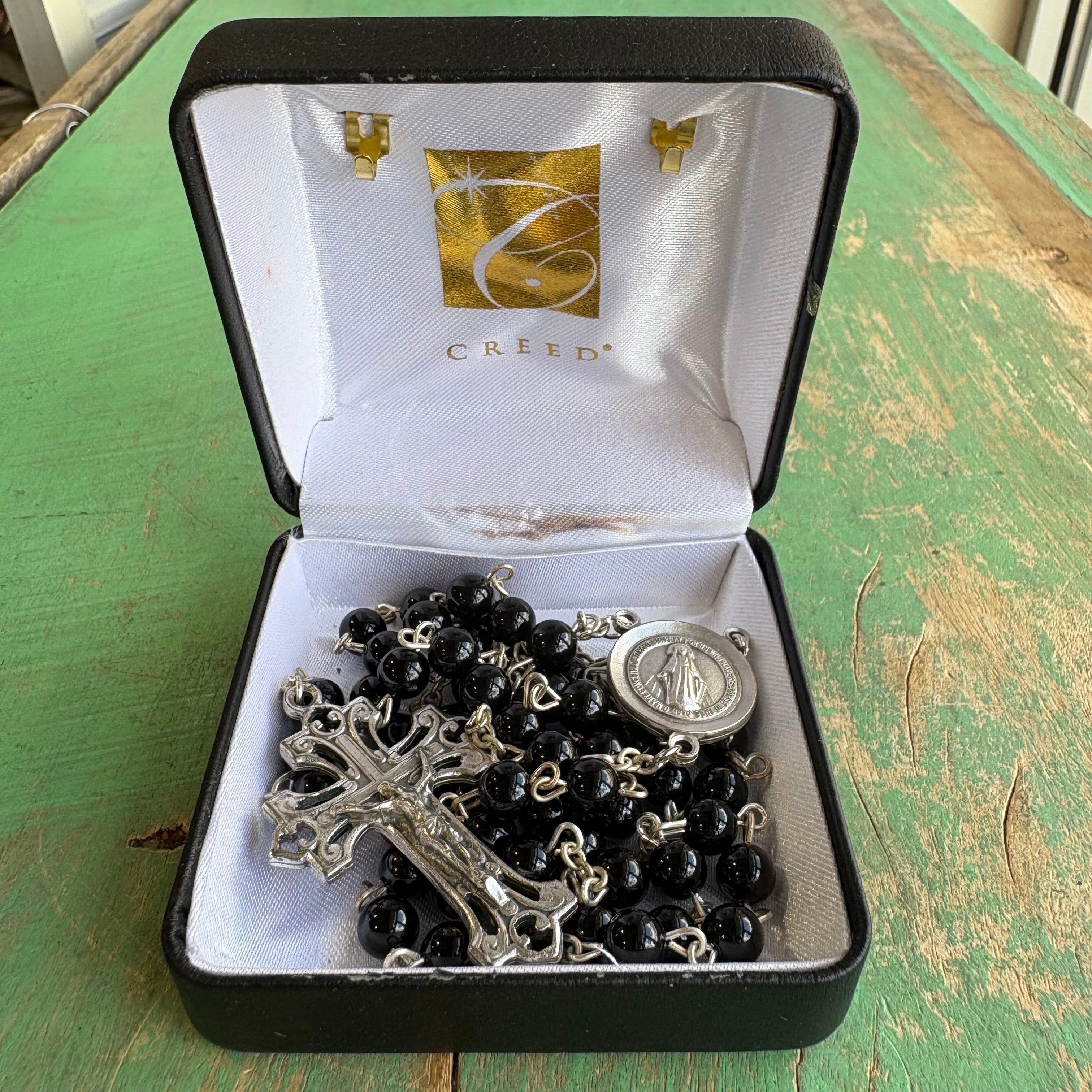 Black Onyx Men's Rosary