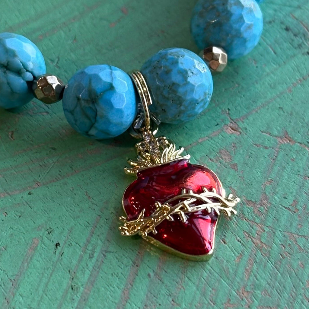 Red Enamel Sacred Heart Collection
