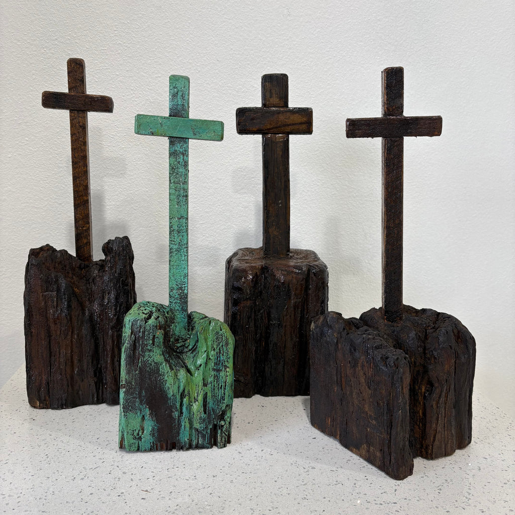 Artisan Standing Wood Crosses