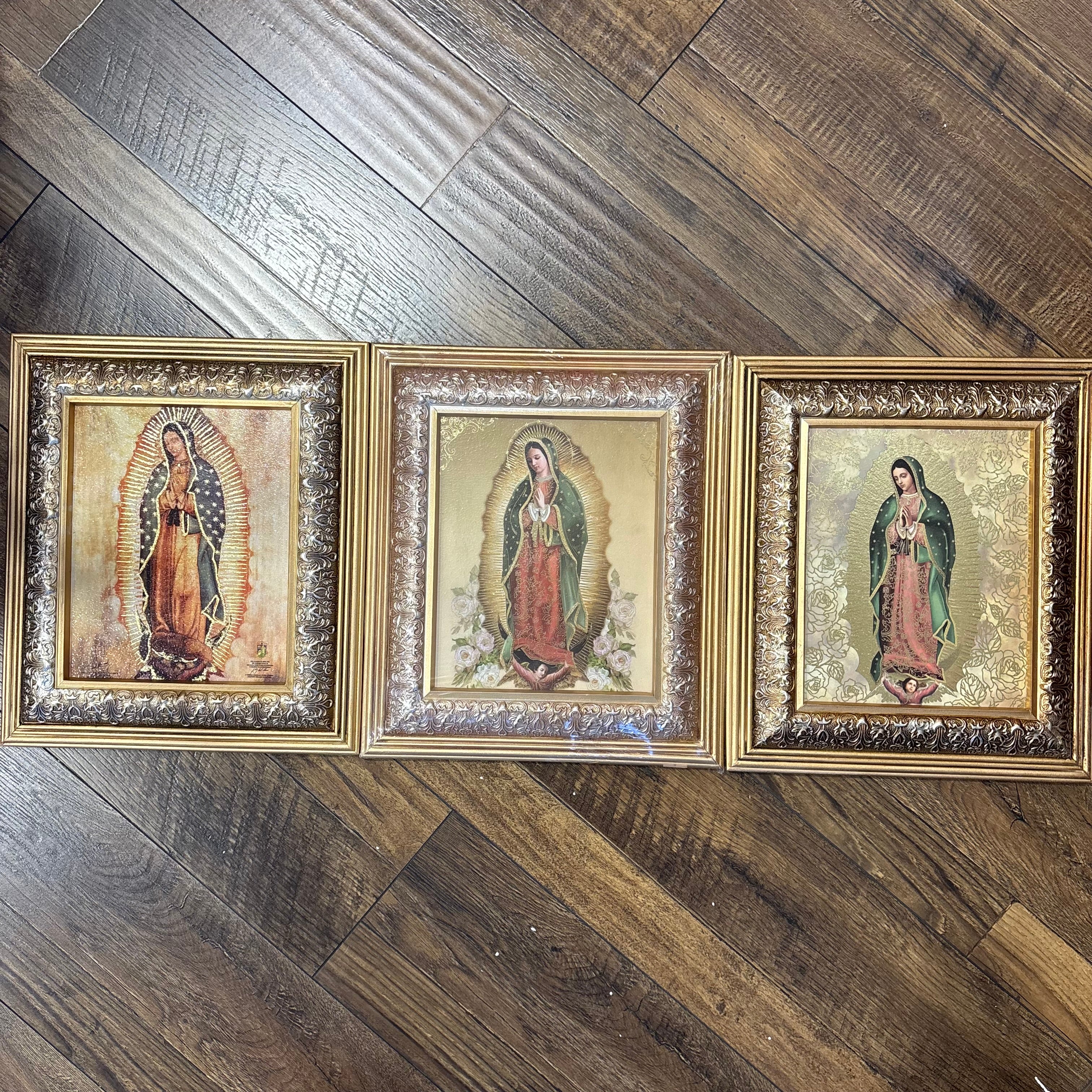Framed 14.5" X 12.5" Our Lady of Guadalupe Image