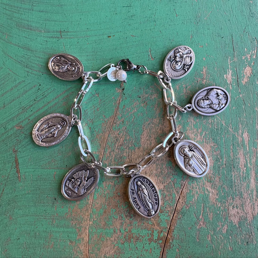 My Saints Charm Bracelet