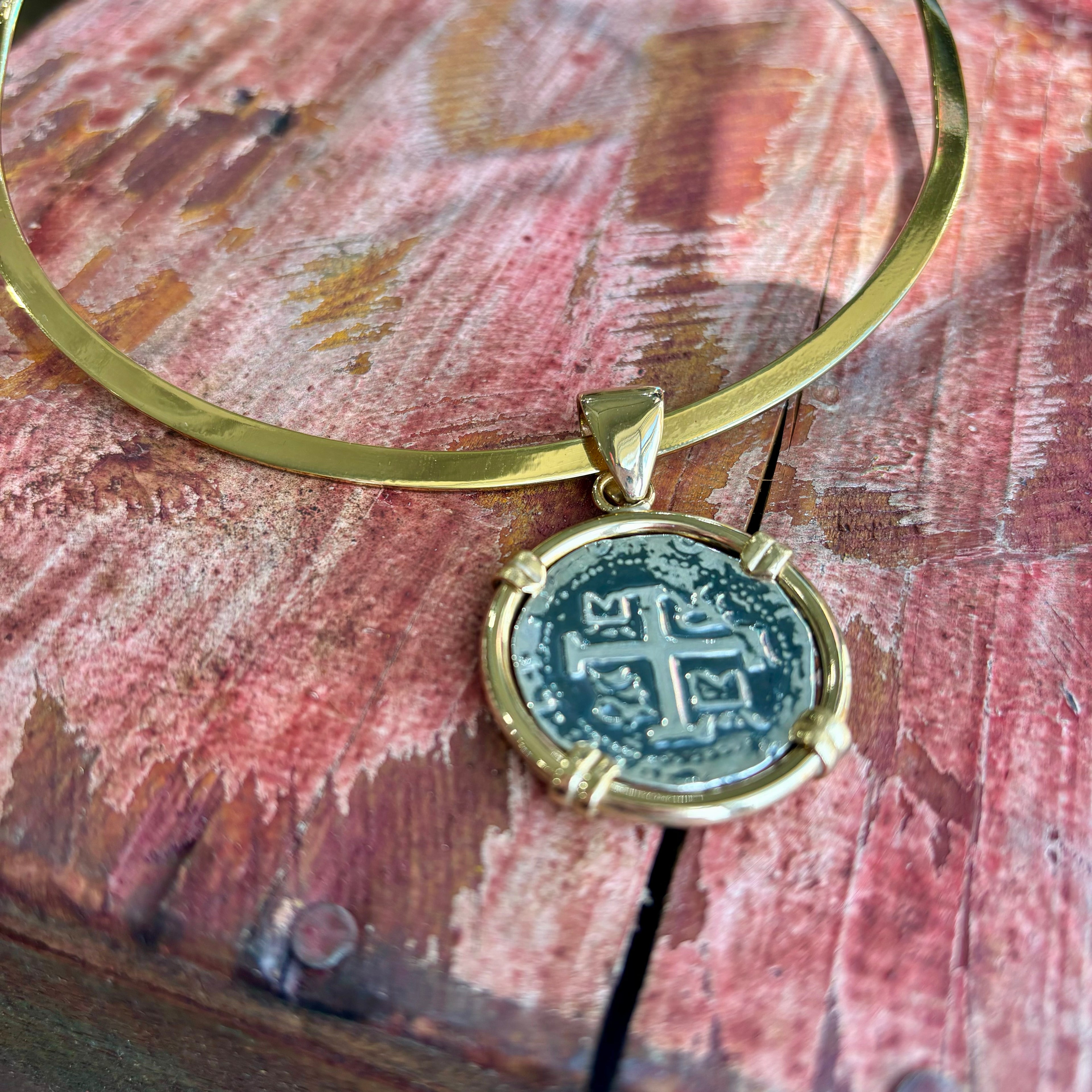 Gold Replica Treasure Coin Jewelry