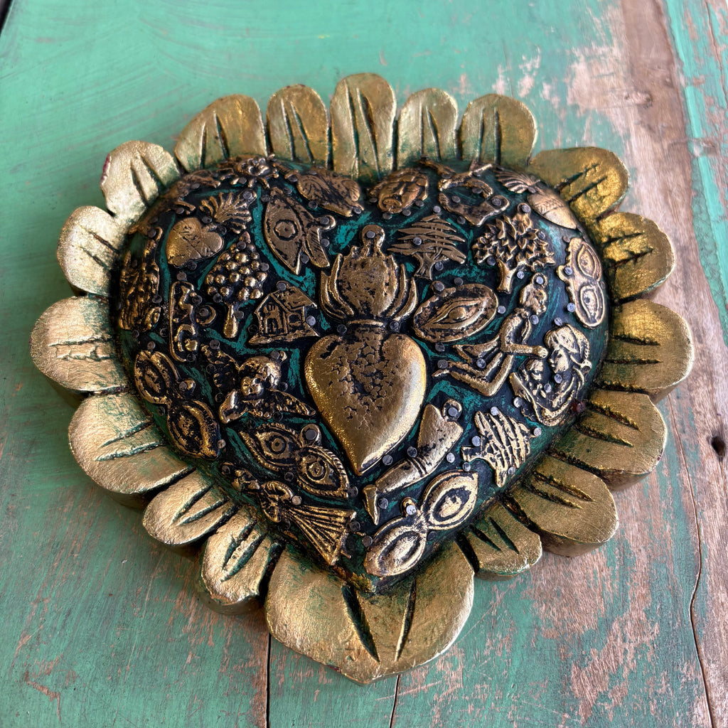 Milagros Flower Petal Sacred Heart