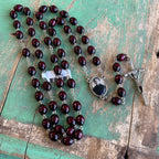 Saint Gemma Galgani Wood Bead Rosary