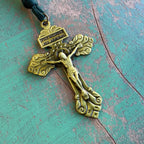 St Michael Pardon Cross Paracord Rosary