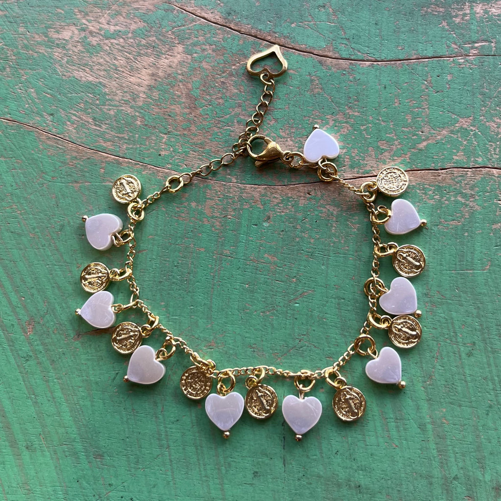 Love and Protection Charm Bracelet