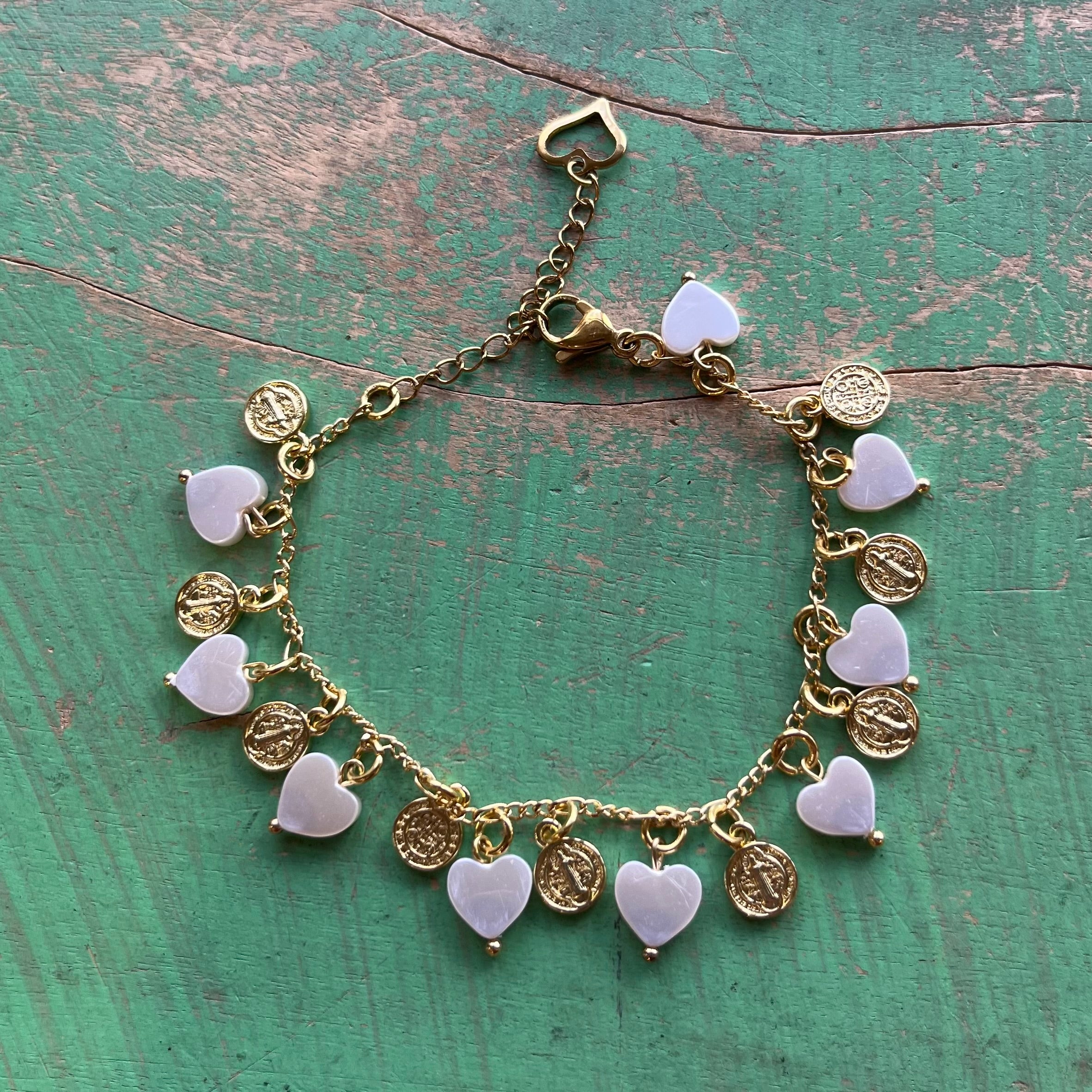 Love and Protection Charm Bracelet