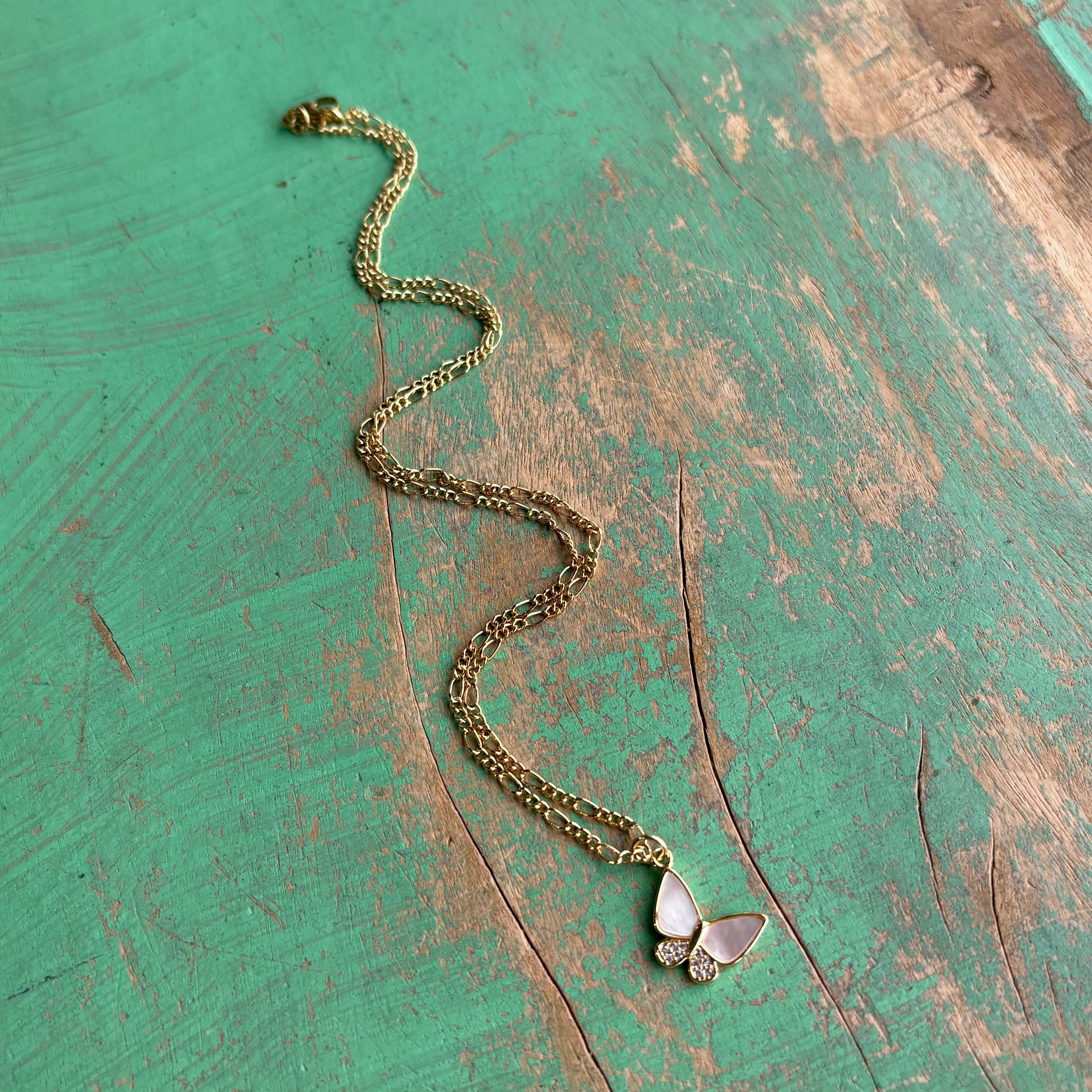 Beautiful Shell Pearl Butterfly Necklace Or Earrings