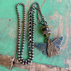 Virgin Mary Butterfly Necklace