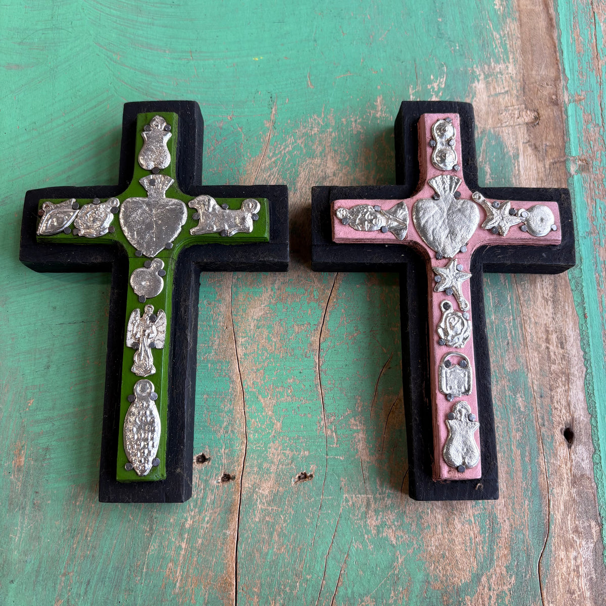 Double Milagros Thin Cross