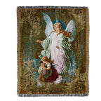 Guardian Angel Woven Throw Blanket
