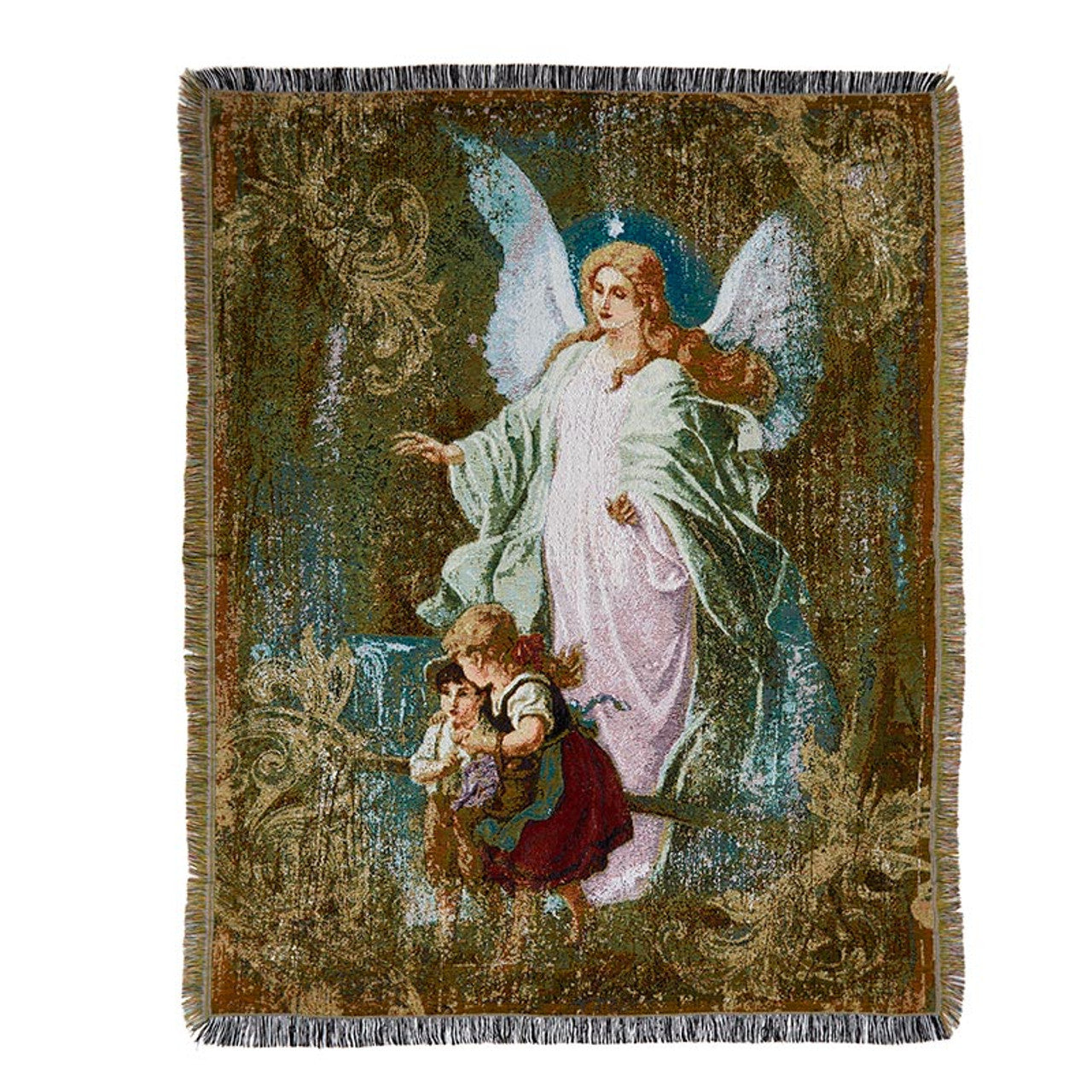 Guardian Angel Woven Throw Blanket