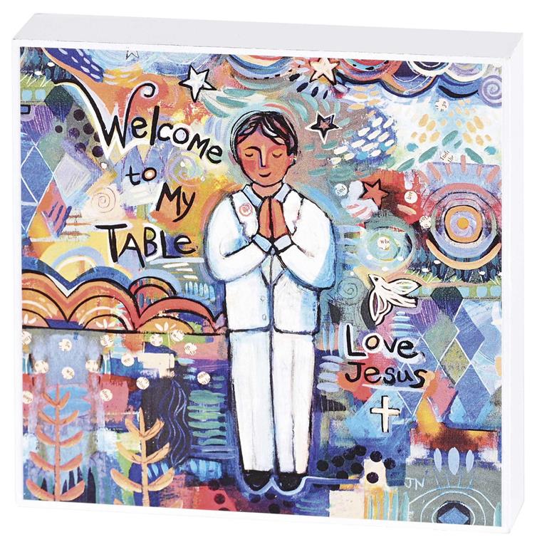 Holy Communion Tabletop Plaque