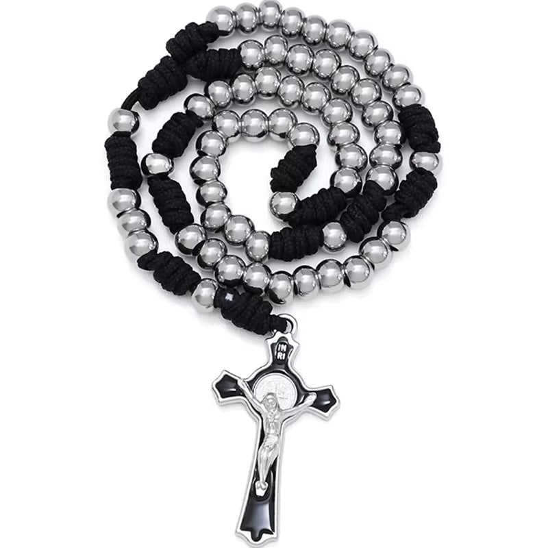 Paracord St Benedict Crucifix Rosary