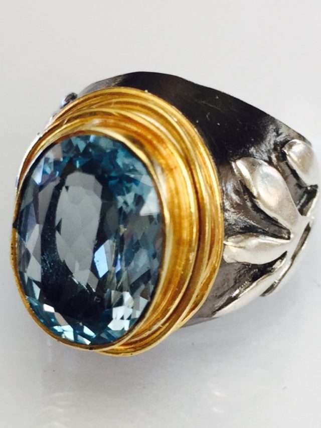 Stems And Gems Dome Ring