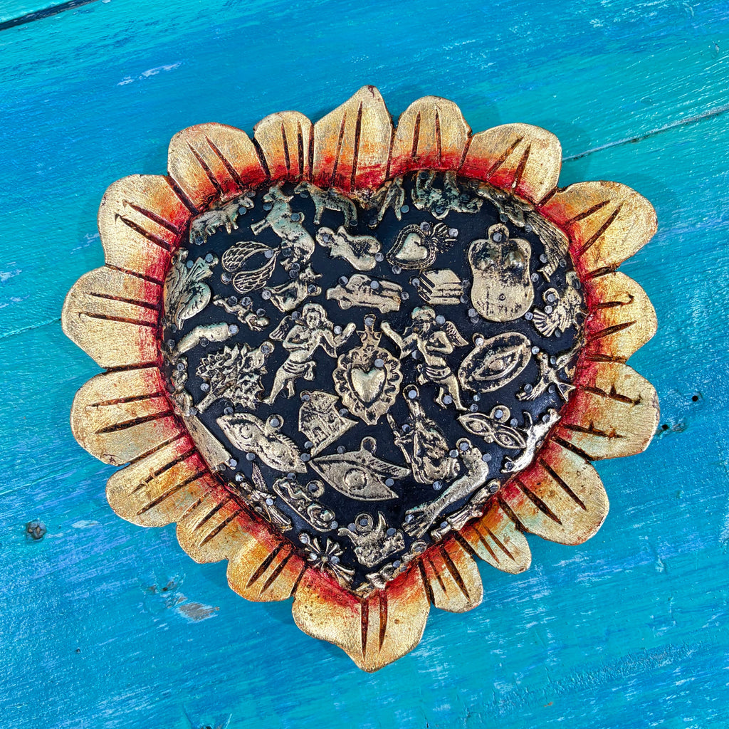 Milagros Flower Petal Sacred Heart