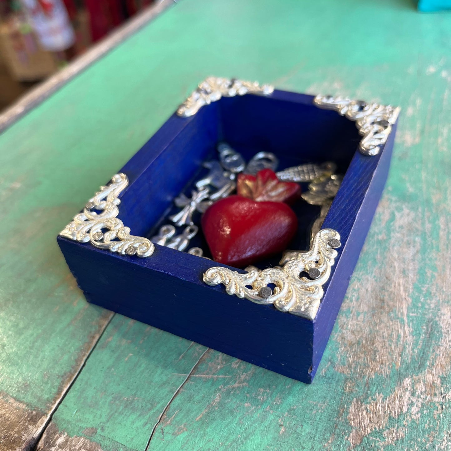 Milagros Heart Small Shadow Box