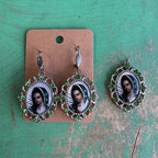 Our Lady Fancy Earrings or Pendant