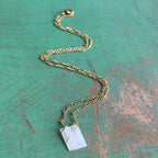 Long Lasting 18k Gold Plated Scapular Necklace