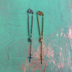 Stainless Steel Two Decade Rosary Bracelet