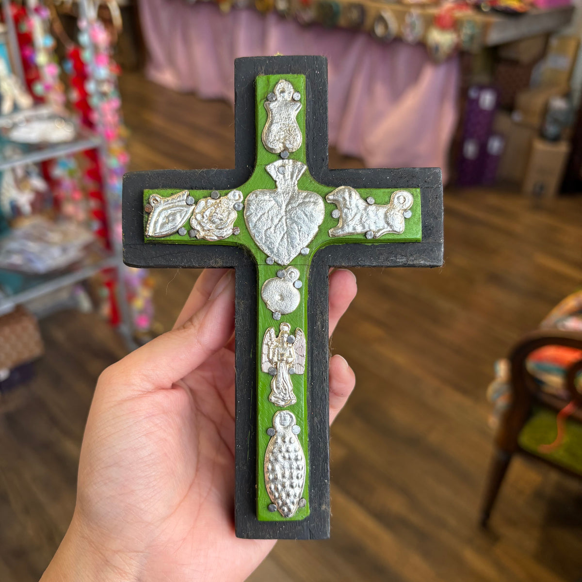 Double Milagros Thin Cross