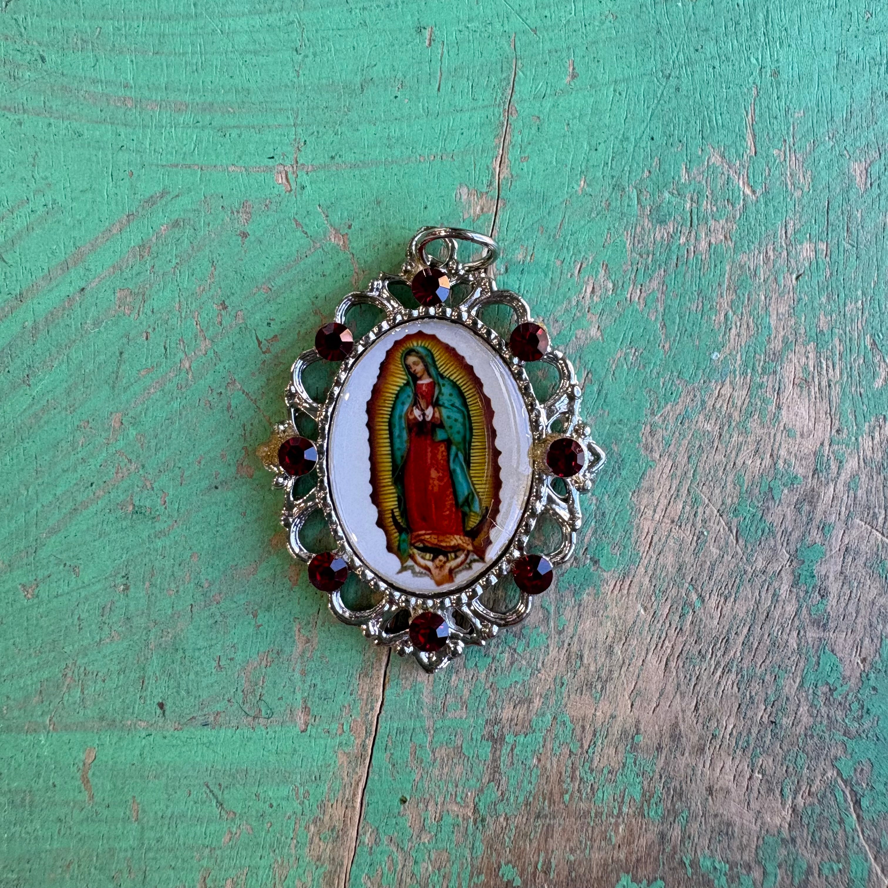 Our Lady Fancy Earrings or Pendant
