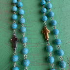 Tranquil Turquoise Cross Necklace