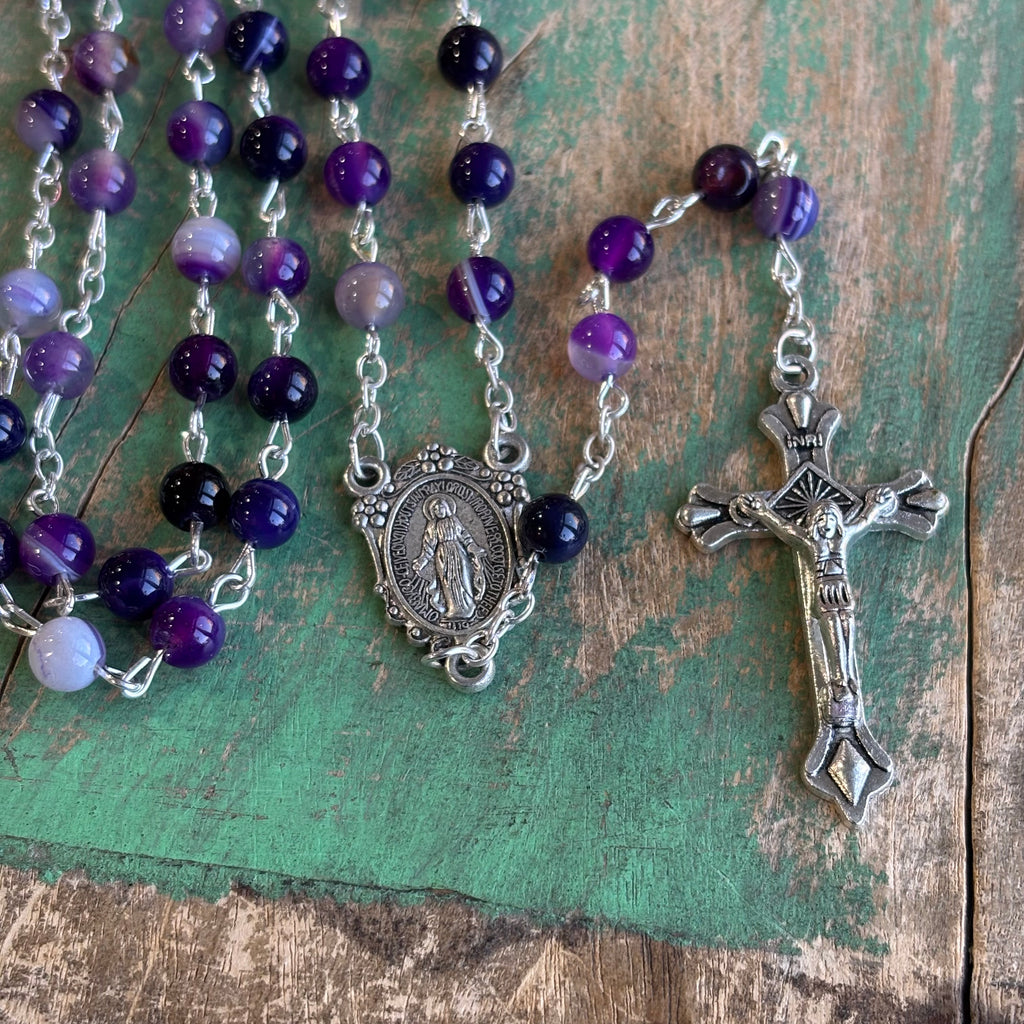 Natural Stone Rosary