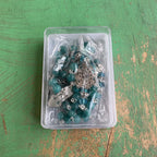Miraculous Aqua Stone Rosary