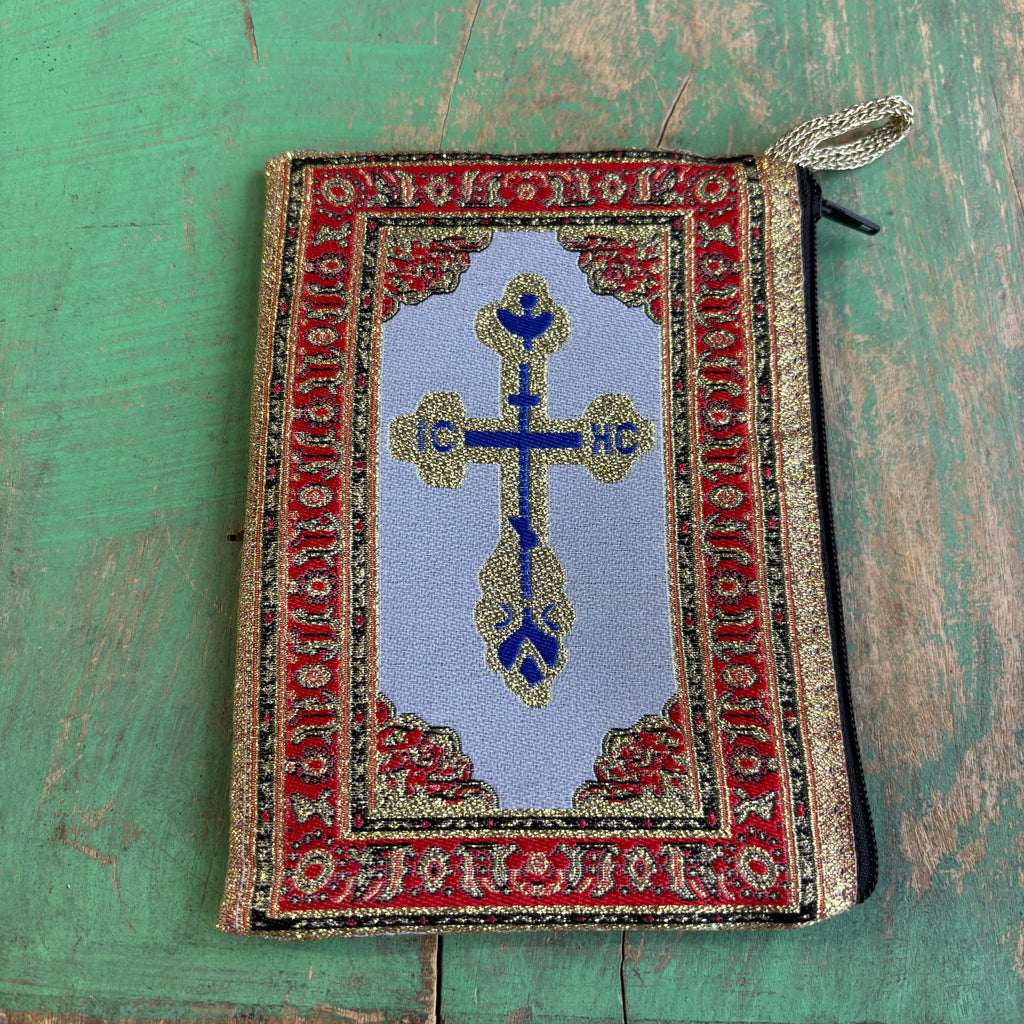 Large Rosary Pouches of Madonna and Child