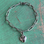 Paperclip Sacred Heart of Jesus Bracelet