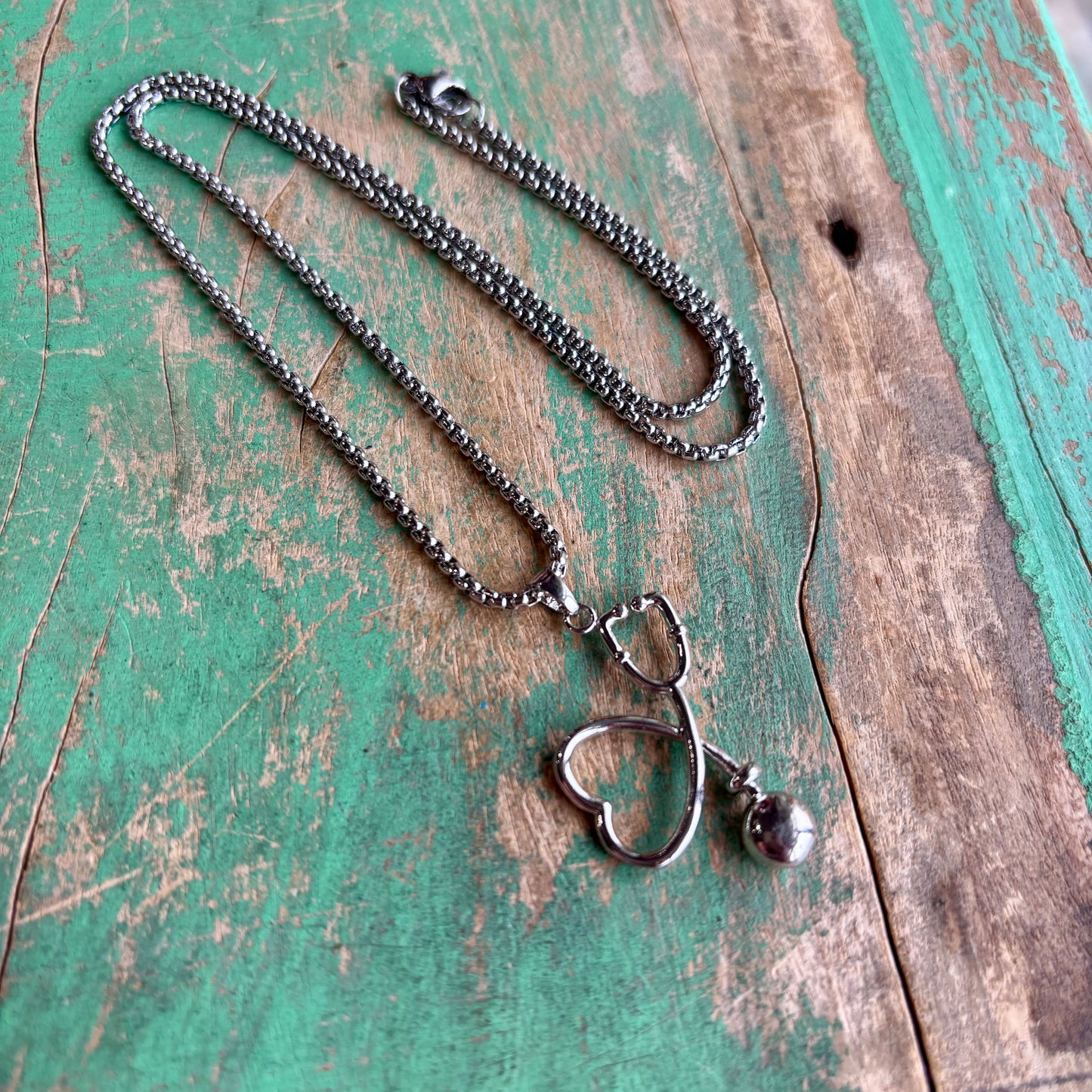Stethoscope Love Necklace