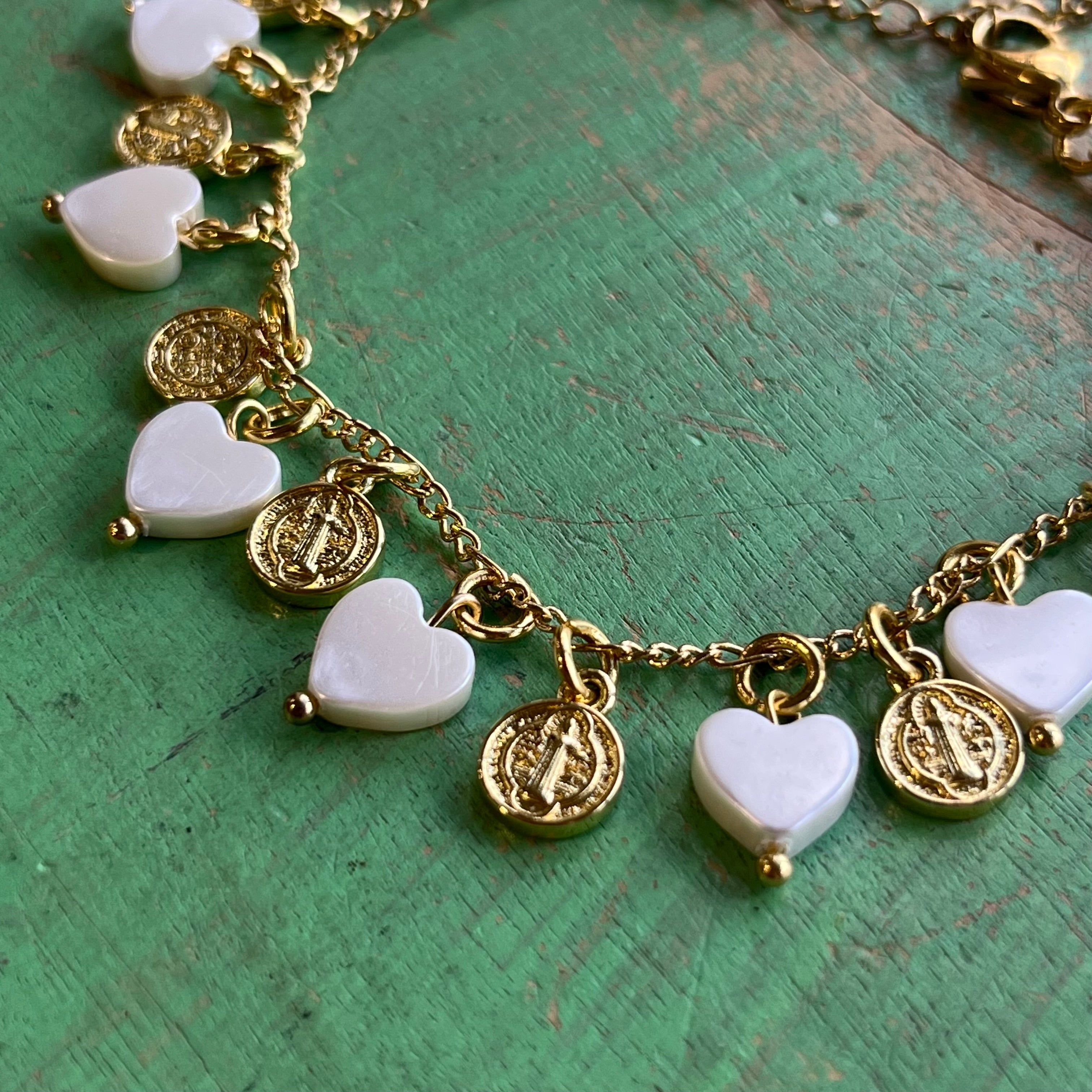 Love and Protection Charm Bracelet