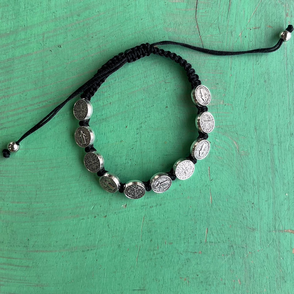 St Benedict Adjustable Cord Bracelets