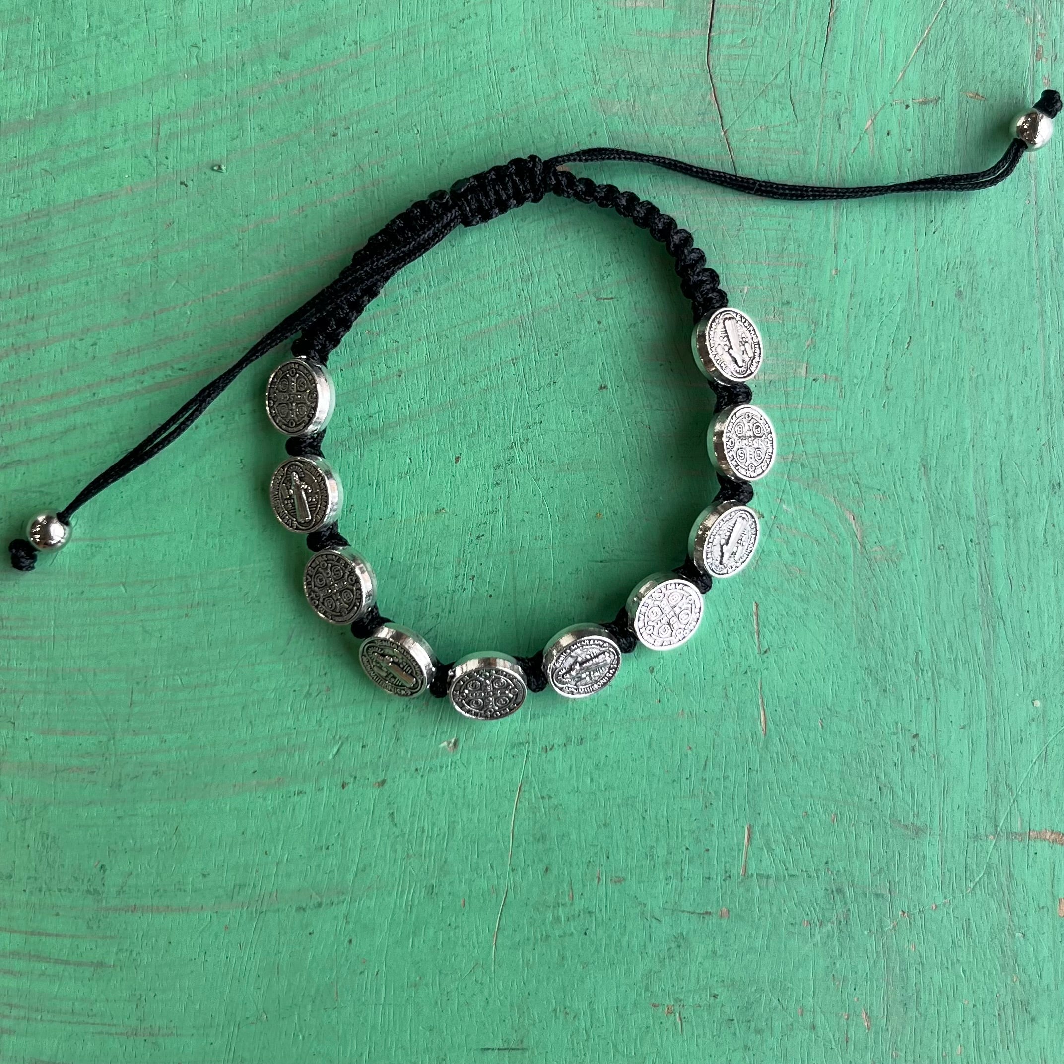 St Benedict Adjustable Cord Bracelets