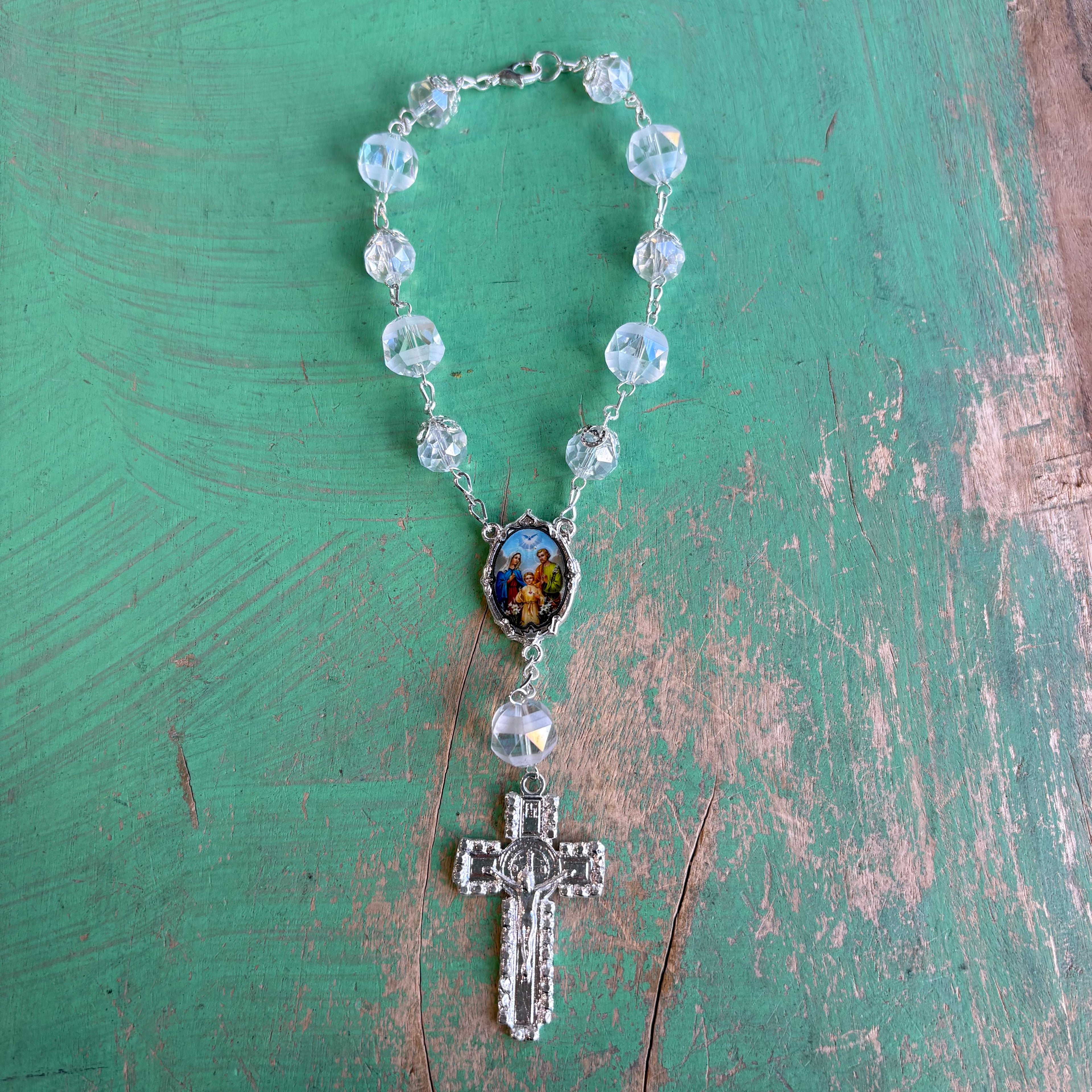 Crystal Car Decade Rosary