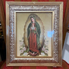 Framed 14.5" X 12.5" Our Lady of Guadalupe Image