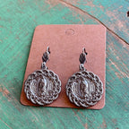 Our Lady of Guadalupe Earrings – Gold or Silver