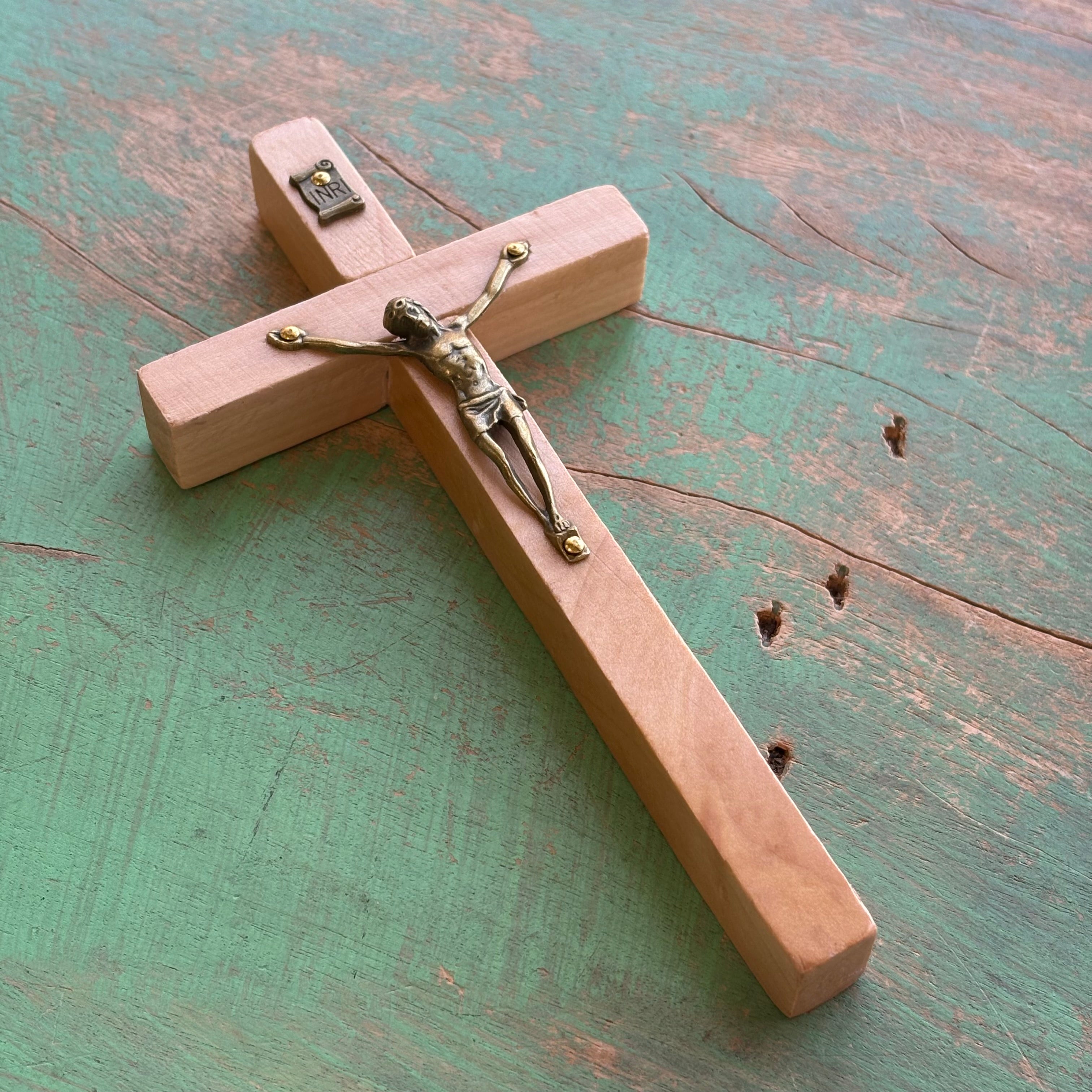 6" Wooden Crucifix